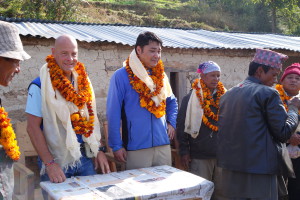 Welcome ceremony in Kagate